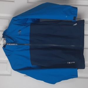 The North Face, Rain Jacket, Size Med 10/12, Royal Blue and Navy Blue